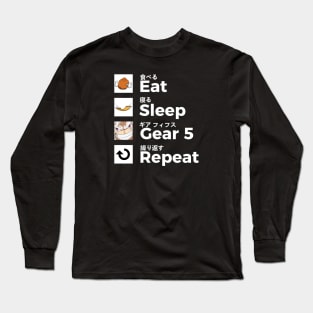 Eat Sleep Gear 5 Repeat Long Sleeve T-Shirt